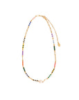 Le Stripe Pearl Necklace Necklaces Clare V. 