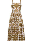 Lee Midi Dress Olive Floral Dresses - Midi Cara Cara 