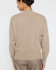 Leia Vee Sweater Earthen Melange Sweater - V-Neck Brochu Walker 