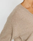 Leia Vee Sweater Earthen Melange Sweater - V-Neck Brochu Walker 