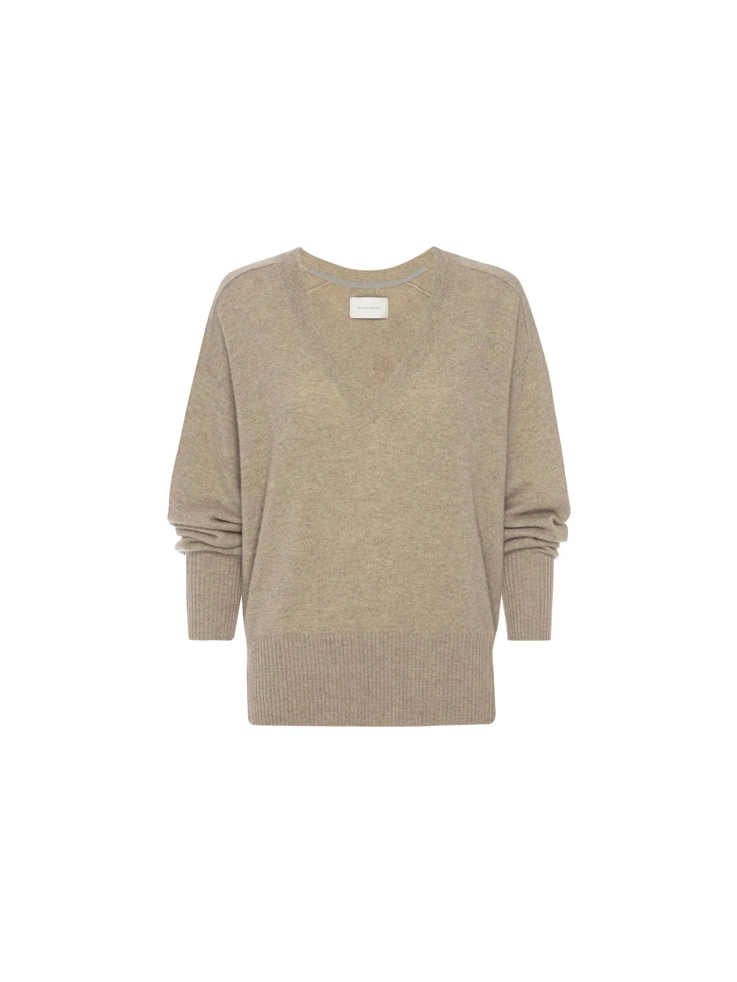 Leia Vee Sweater Earthen Melange Sweater - V-Neck Brochu Walker 