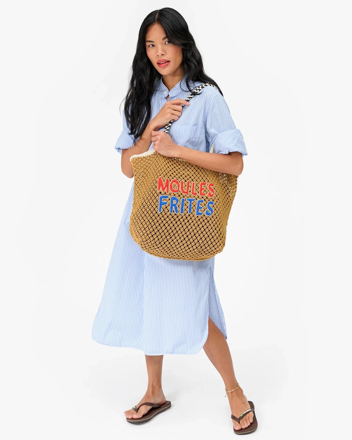 Lete Tote Moules Frites Tan Tote & Satchel Clare V. 