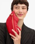 Lips Flat Clutch Red Clutch Clare V. 