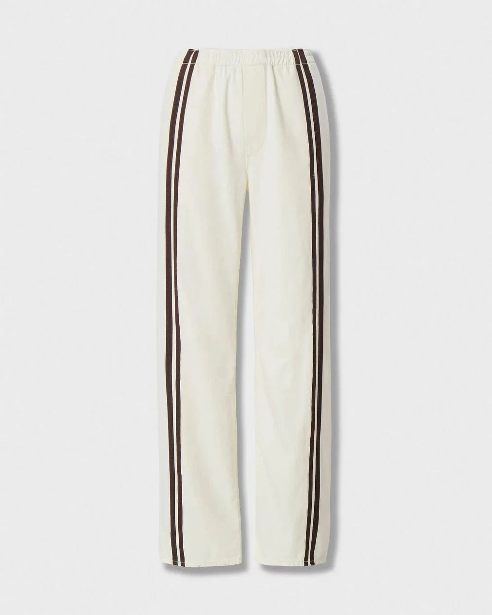 Logan Pull on Track Pant Ecru Sport Denim - Flare & Wide Leg rag & bone 