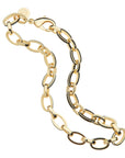 Long And Short Of It Chunky Chain Black Enamel Necklaces Jane Win 