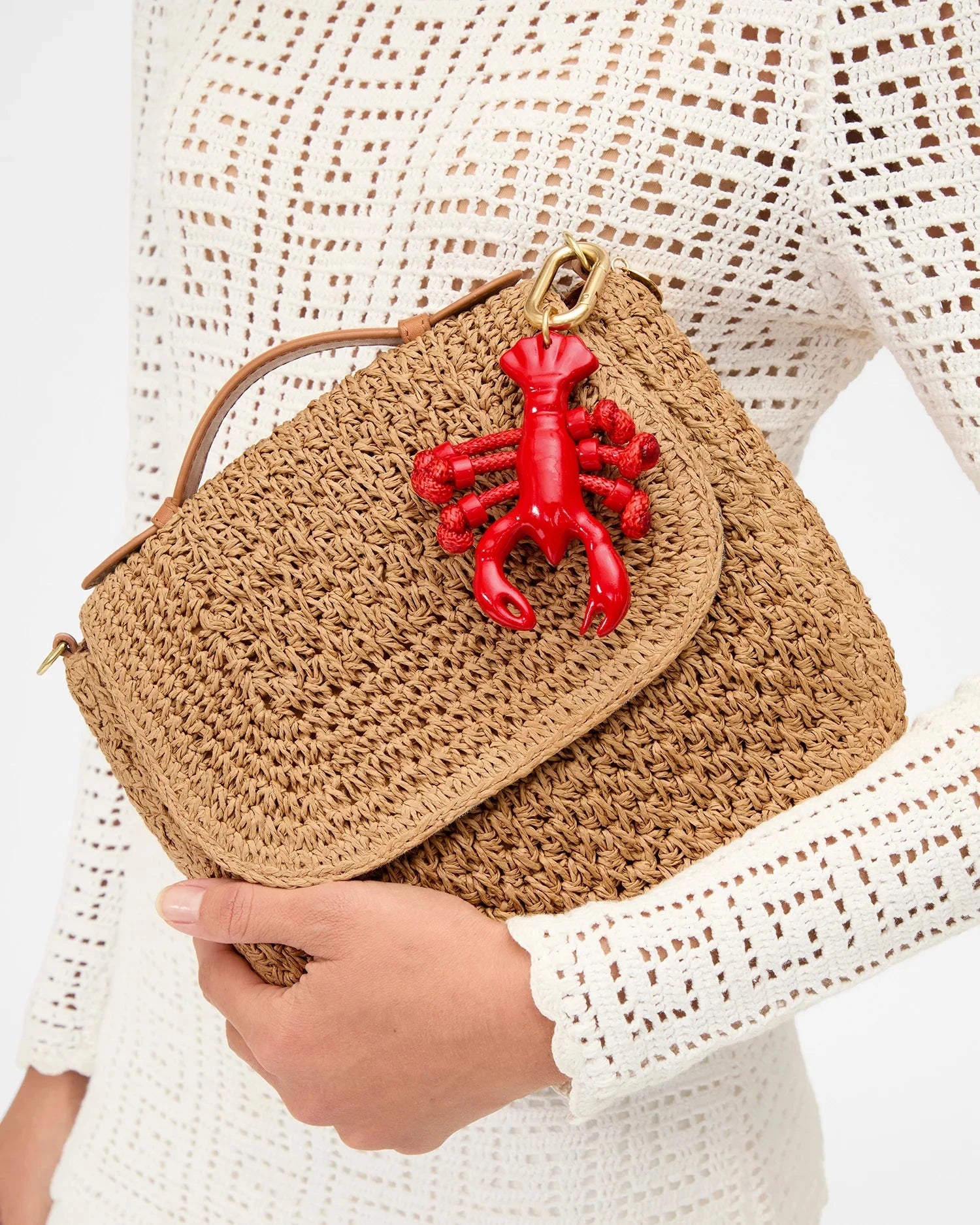 Lobster Fob Red Bag Charms Clare V. 