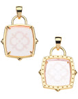 Love Carved Glass Pendant 16-18" Classic Rolo Necklaces Jane Win 