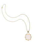 Love Carved Glass Pendant 16-18" Classic Rolo Necklaces Jane Win 