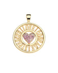 Love Courage Strength Cut Out Coin 16-18" Classic Rolo