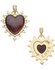 Love Dolce Carved Heart Pendant 16-18" Classic Rolo Necklaces Jane Win 