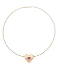 Love Happy Heart 16" Omega Wire Necklaces Jane Win 