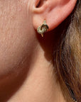 Love Knot Studs Yellow Gold Earrings Native Gem 