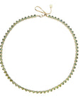 Made From Love Tennis Necklace Olive Green Necklaces Jane Win 