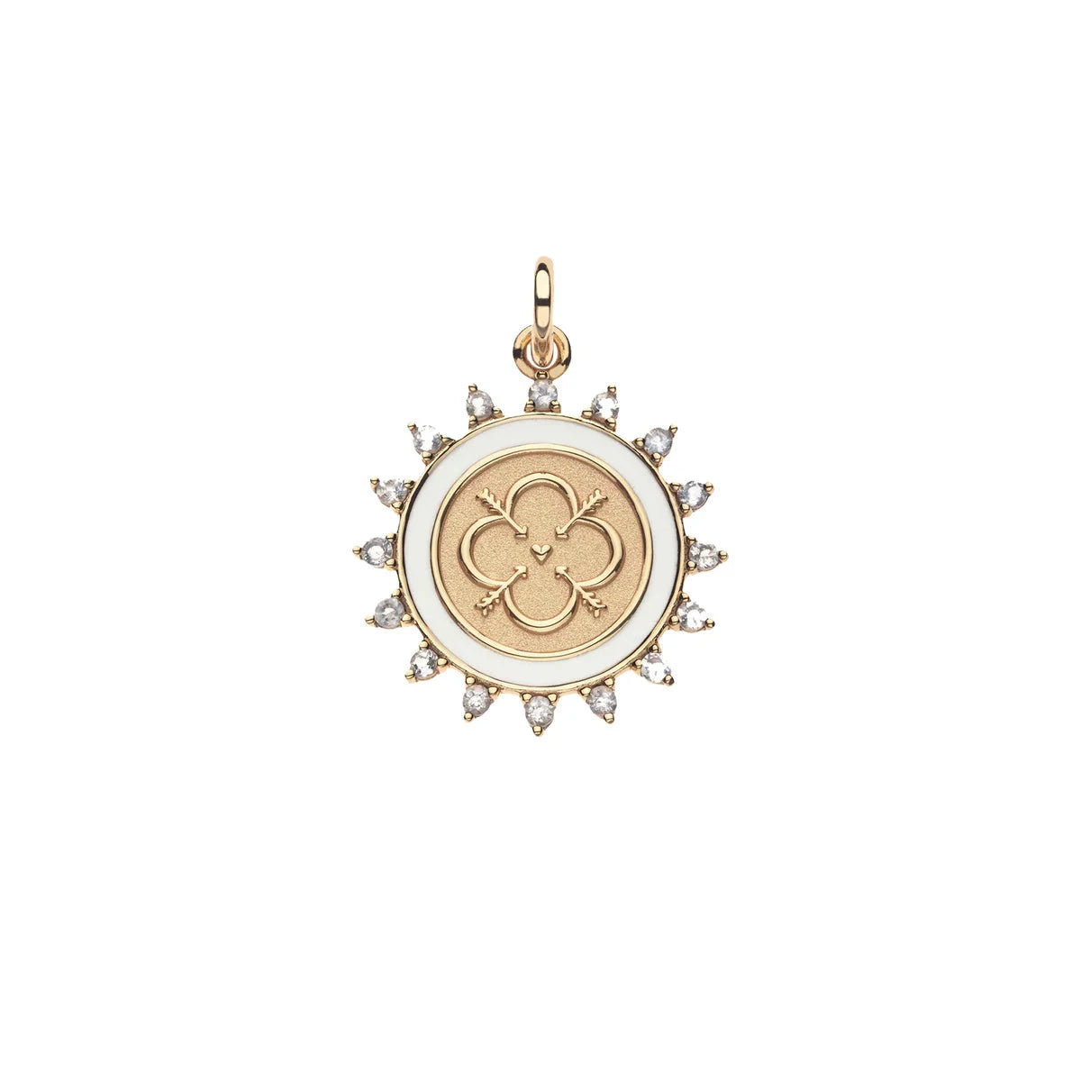 Love Petite Embellished Coin 16-18" Classic Rolo Necklaces Jane Win 