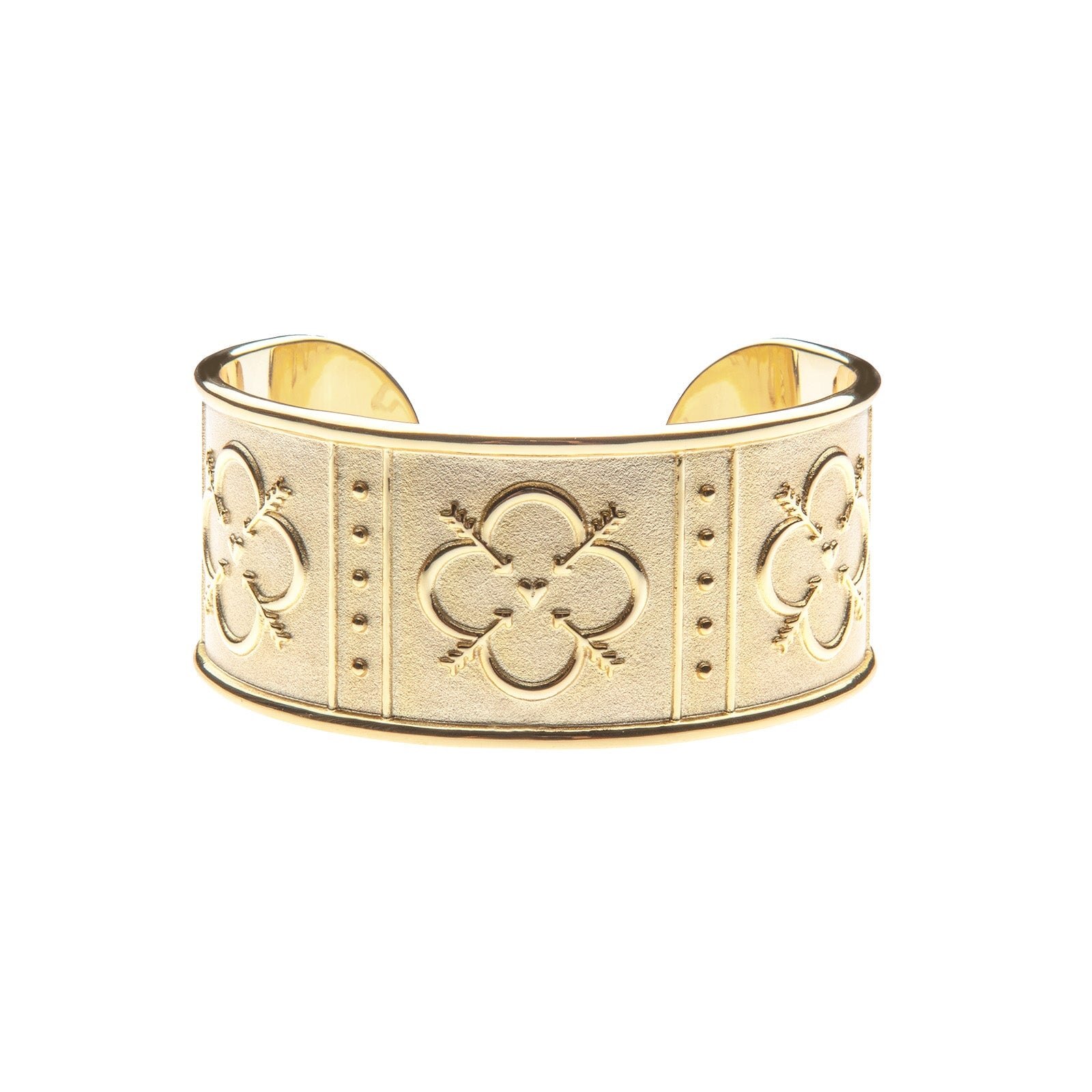 Love Quatrefoil Cuff Bracelets Jane Win 