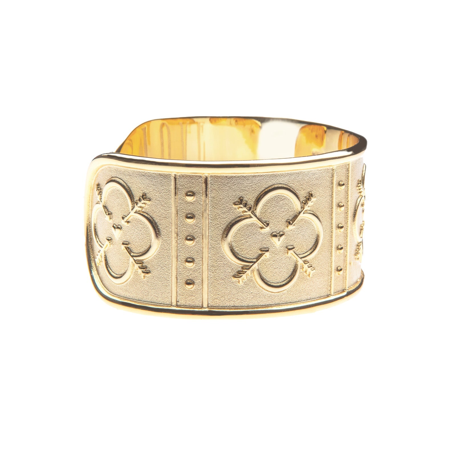 Love Quatrefoil Cuff Bracelets Jane Win 