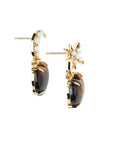Love You to the Moon and Stars Earrings Tiger's Eye Earrings Jane Win 