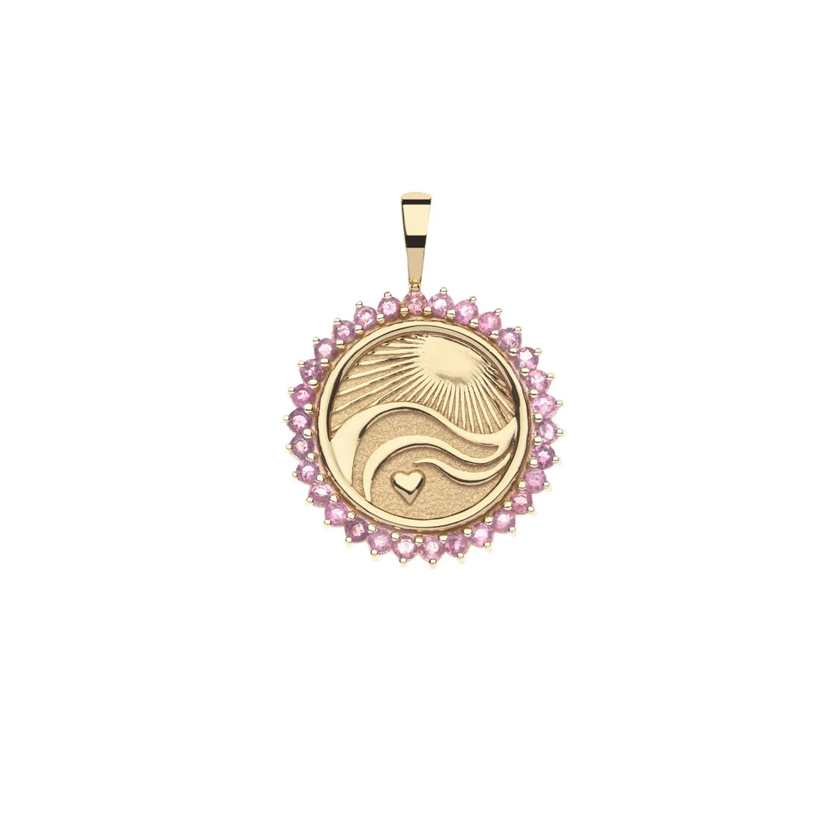Love Courage Strength Petite Embellished Coin 16-18" Classic Rolo Necklaces Jane Win 