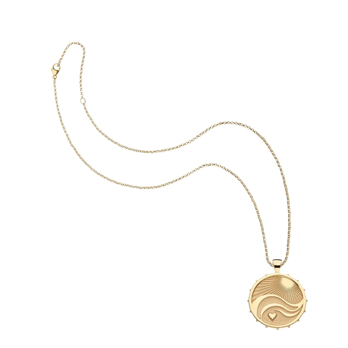 Love Courage Strength Original Pendant Coin 16-18" Classic Rolo Necklaces Jane Win 
