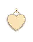 front view of Never Enough Love Pendant with white background