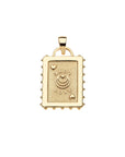 Love Queen of Hearts Card Pendant 16-18" Written in the Stars Chain (White) Necklaces Jane Win 
