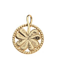 Lucky Clover Cutout Pendant Coin 16-18" Classic Rolo Chain Necklaces Jane Win 