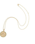 Lucky Rabbit Small Embellished Pendant Coin 18-20" Adj Delicate Chain Necklaces Jane Win 