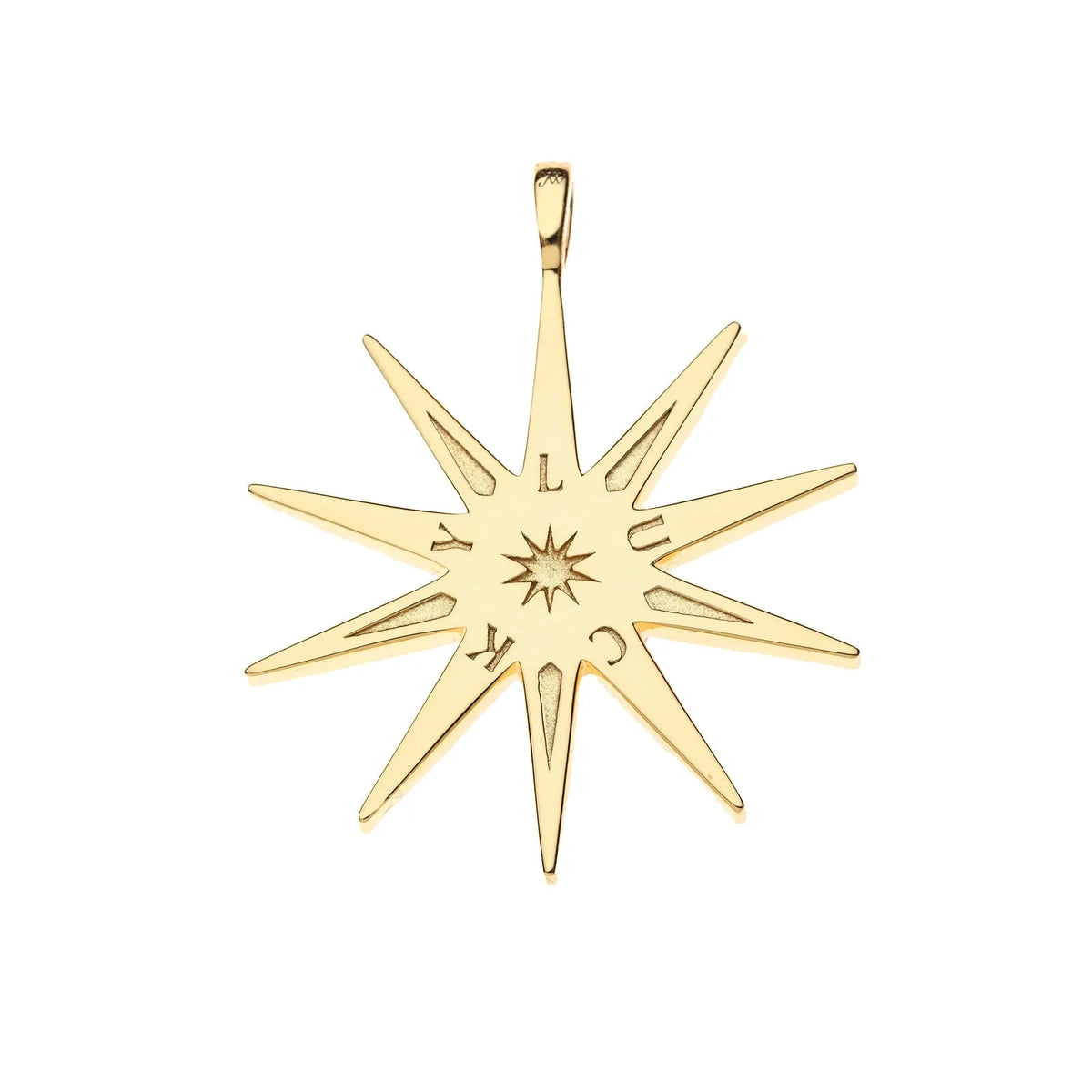 Lucky Sparkling Supernova Pendant Black Mother of Pearl 16-18" Classic Rolo Necklaces Jane Win 