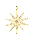 Lucky Sparkling Supernova Pendant Black Mother of Pearl 16-18" Classic Rolo Necklaces Jane Win 