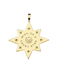 Lucky Wish On A Star Embellished Pendant 16-18" Classic Rolo Necklaces Jane Win 