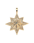 Lucky Wish On A Star Embellished Pendant 16-18" Classic Rolo Necklaces Jane Win 