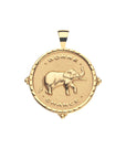 Lucky Bonne Chance Original Pendant Coin 18" Drawn Link Necklaces Jane Win 