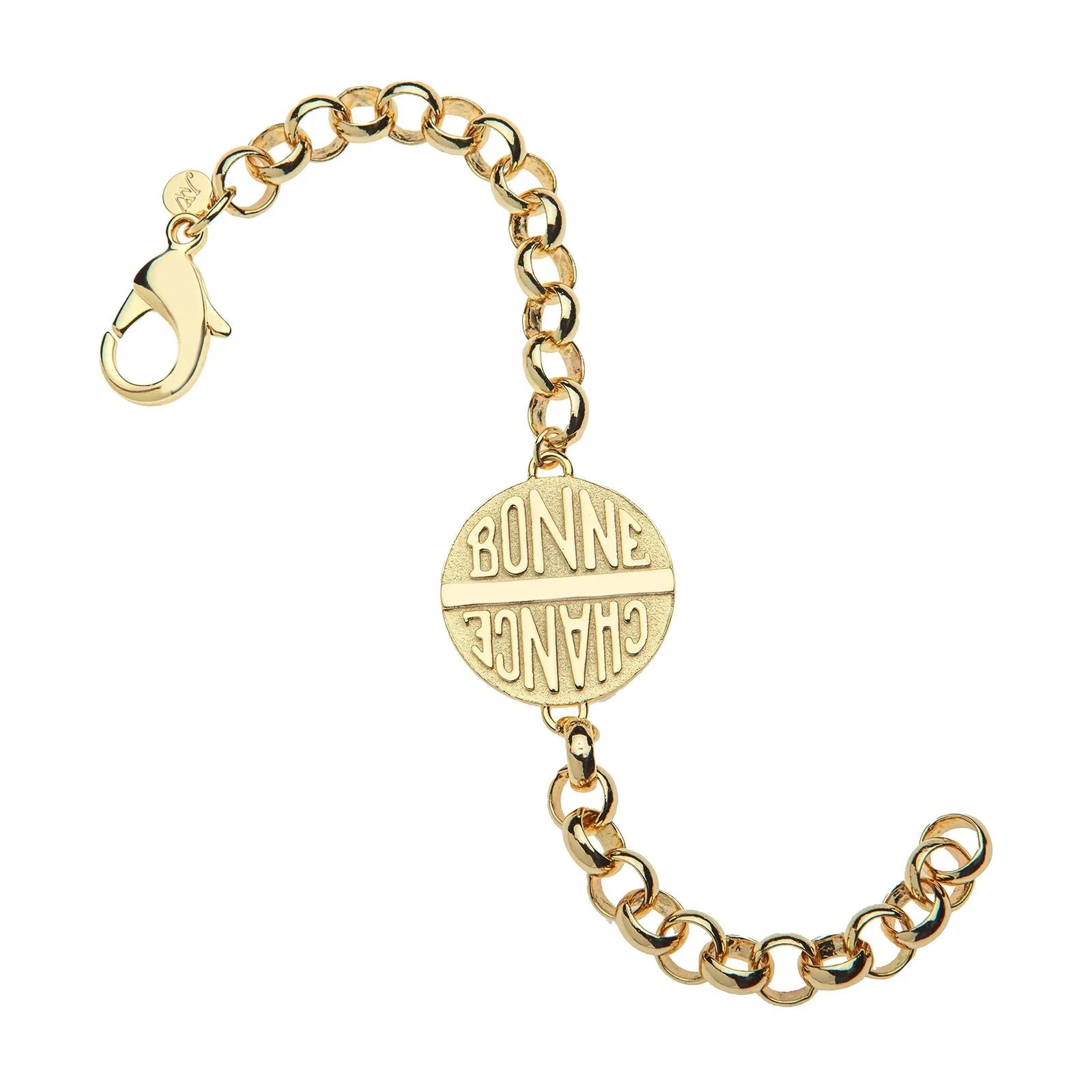 Lucky Bonne Chance Disk Bracelet Bracelet Jane Win 