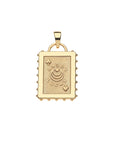 Lucky Queen of Clubs Card Pendant 16-18" Written in the Stars Chain (White) Necklaces Jane Win 