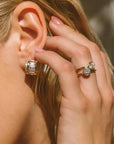 Lumiere Hoop Earrings 14k Gold Earrings Thatch 