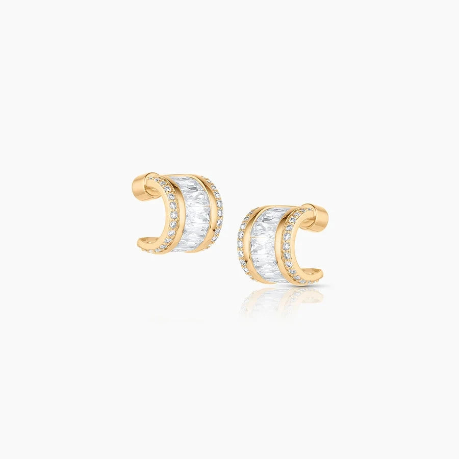 Lumiere Hoop Earrings 14k Gold Earrings Thatch 