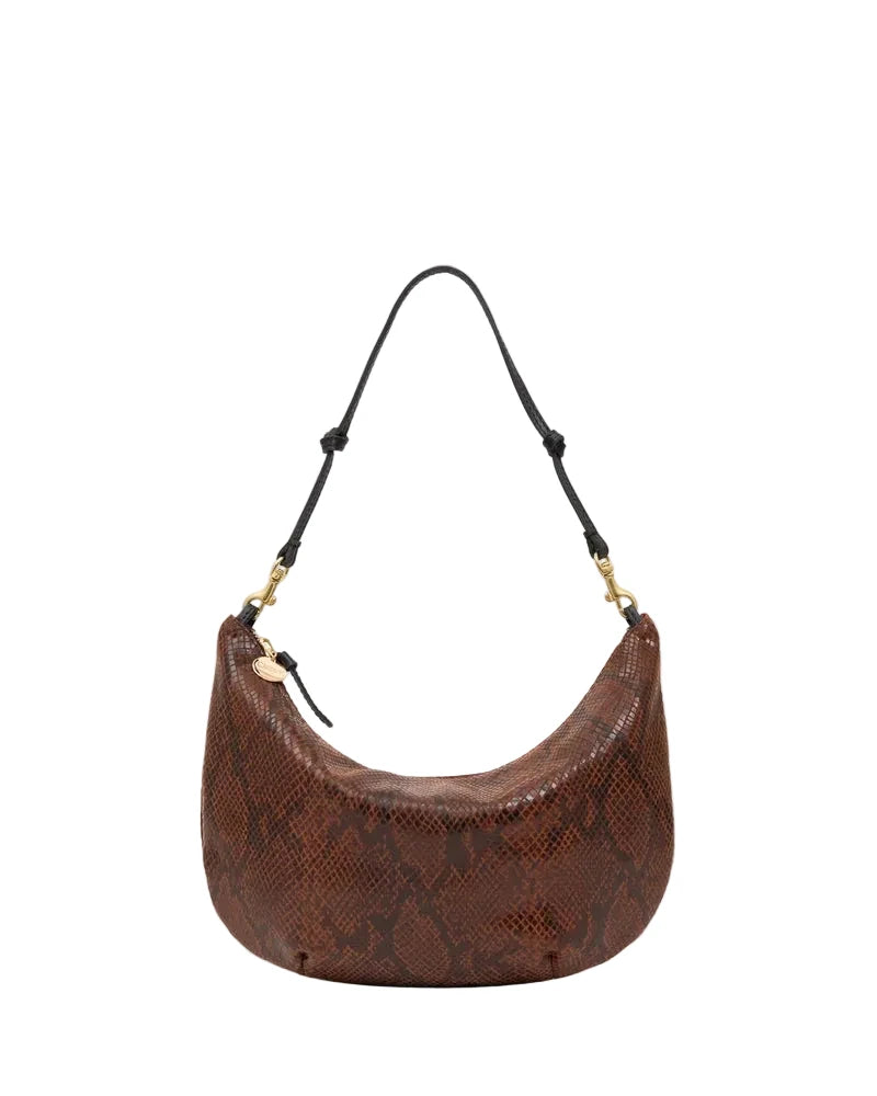 Lune Embossed Python Auburn