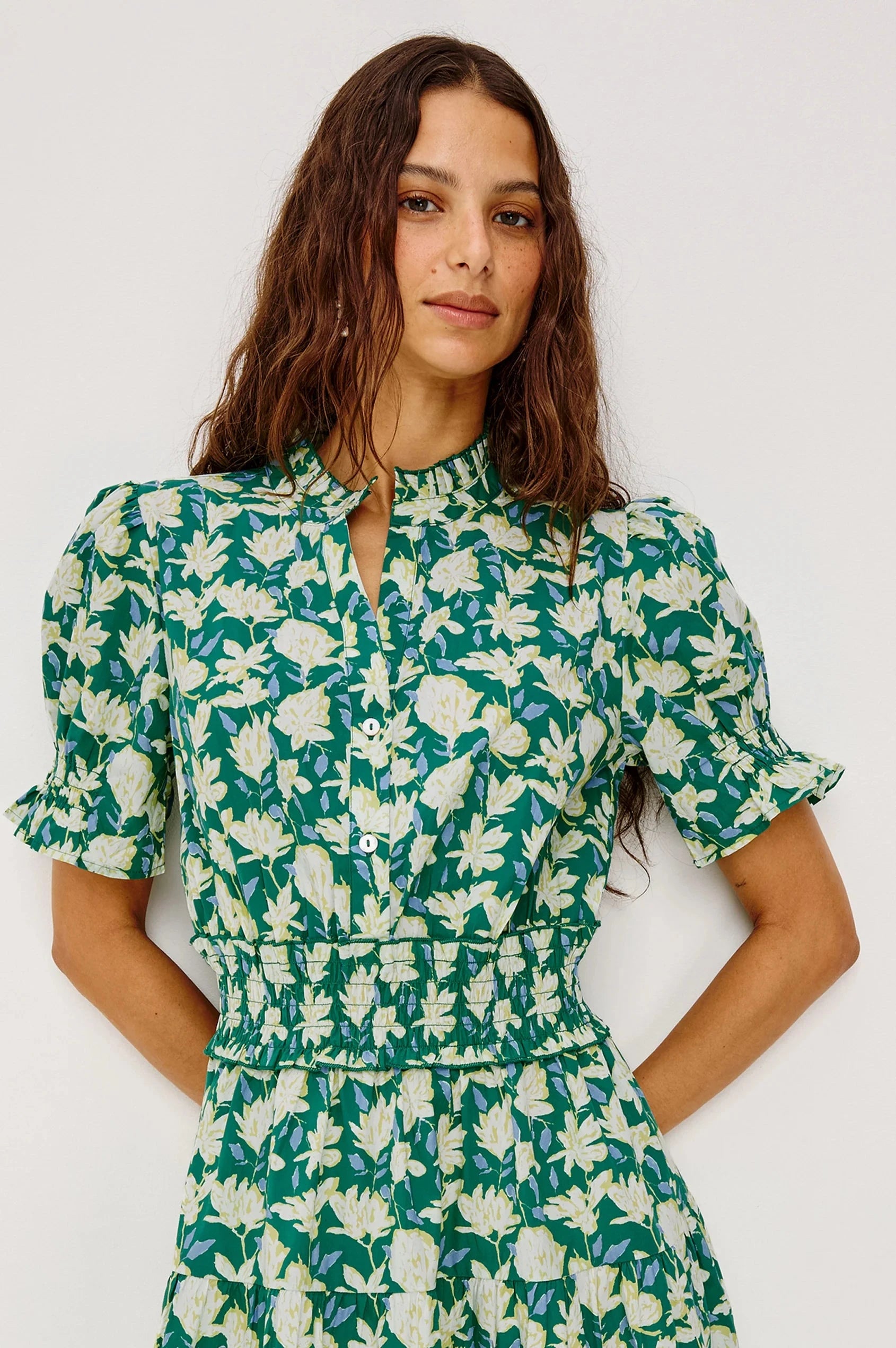 Makayla Dress Green Mayflower Dresses - Midi Rails 