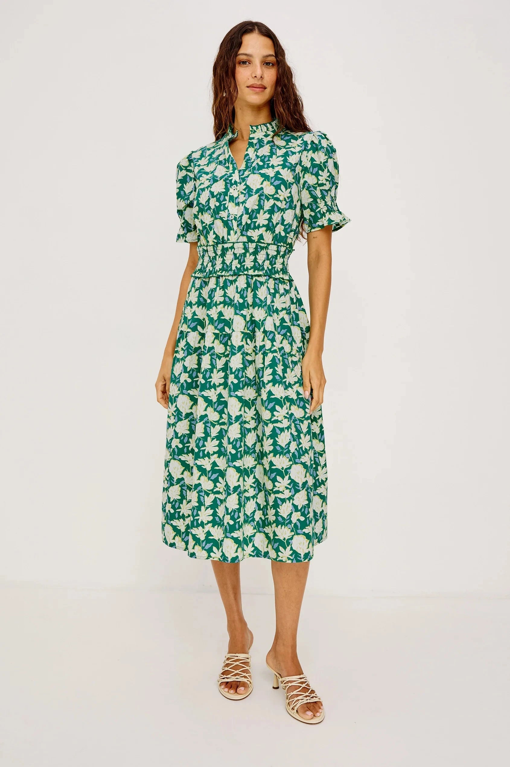 Makayla Dress Green Mayflower Dresses - Midi Rails 