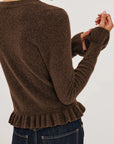 Mandy Chocolate Sweater - Cardigans Rails 