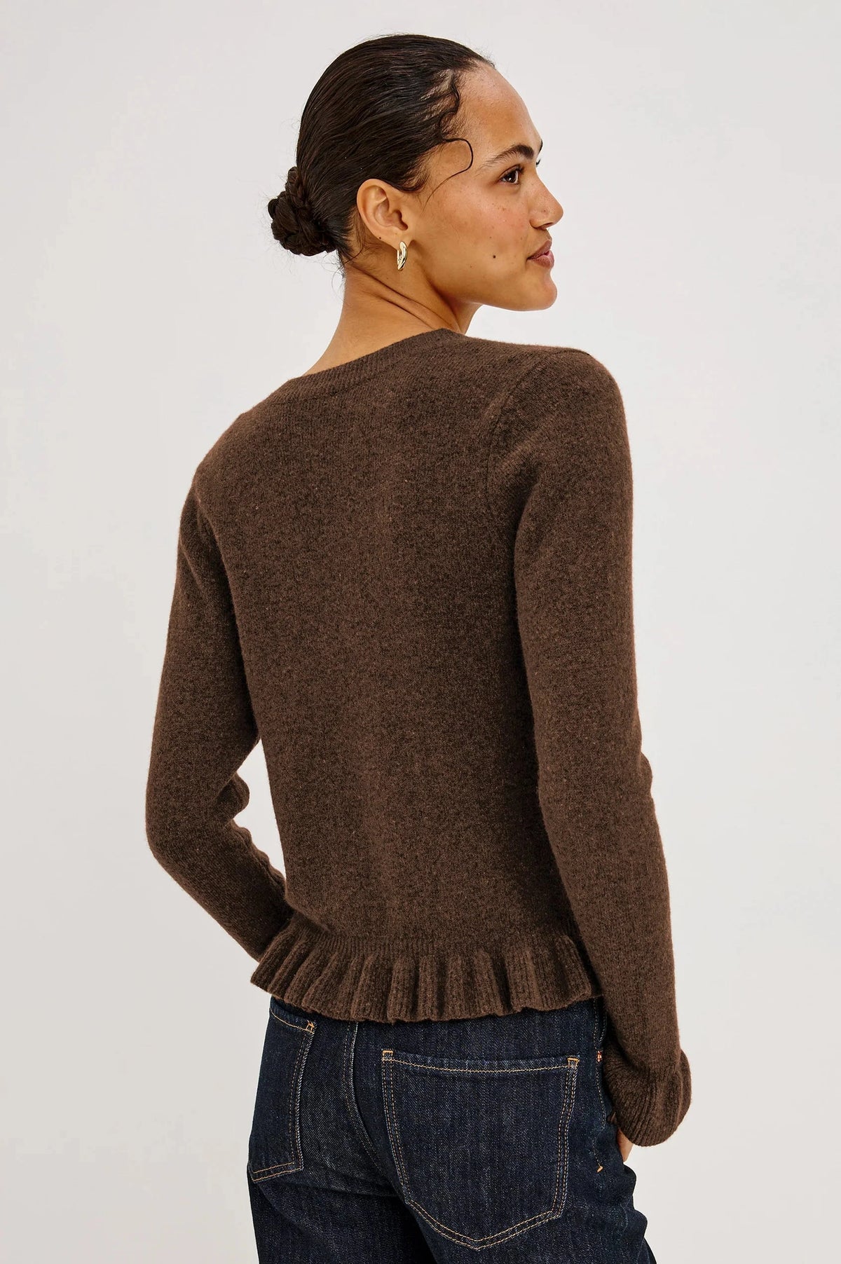 Mandy Chocolate Sweater - Cardigans Rails 