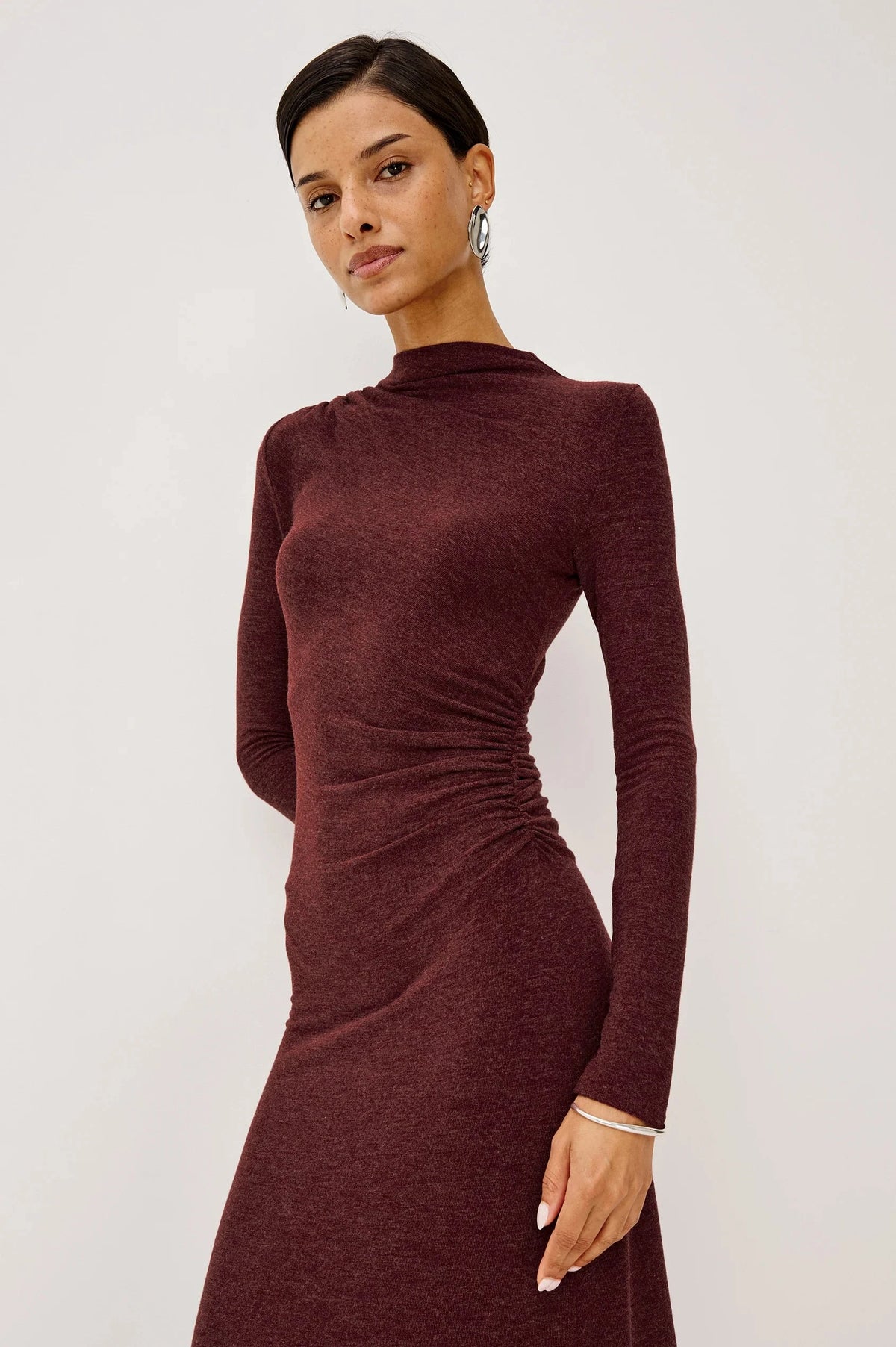 Margaret Dress Merlot