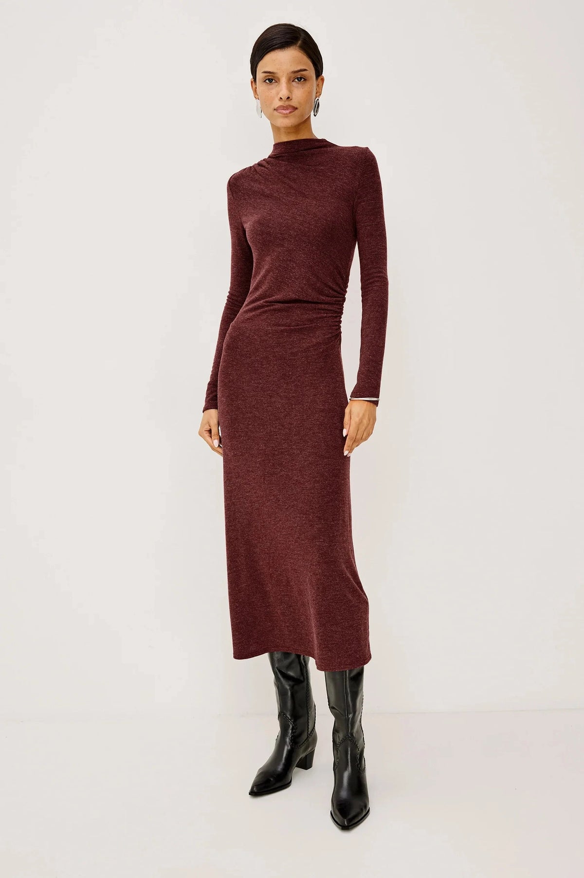 Margaret Dress Merlot