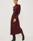 Margaret Dress Merlot Dresses - Maxi Rails 