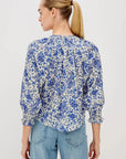 Mariah Top Blue Marguerite Tops - Blouses Rails 