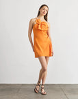 Marlow Dress Cadmium Orange Dresses - Short Tanya Taylor 