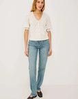 Mindy Top Ivory Sweater - Cardigans Rails 