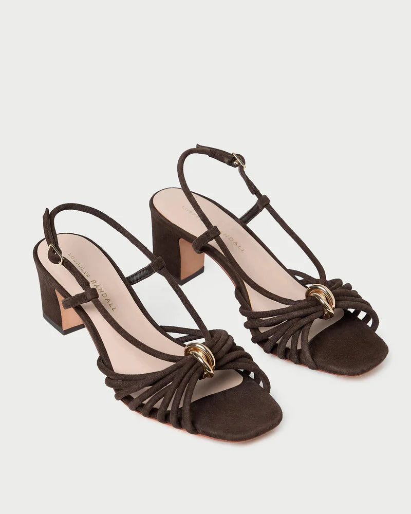 Minna Strappy Mid Heel Sandal With Hardware Tomorrow Sandals - Heeled Sandals Loeffler Randall 