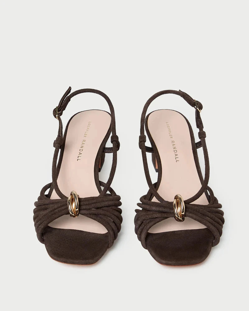 Minna Strappy Mid Heel Sandal With Hardware Tomorrow Sandals - Heeled Sandals Loeffler Randall 