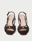 Minna Strappy Mid Heel Sandal With Hardware Tomorrow Sandals - Heeled Sandals Loeffler Randall 
